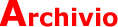 Indice archivio
